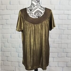 Dana Buchanan women's short sleeve stretch top